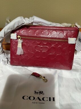 NWT Coach Patent Leather Bag